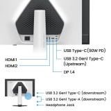 BenQ EX271UZ monitor per computer 67.3 cm (26.5 ) 3840 x 2160 pixel 4K Ultra HD OLED nero bianco