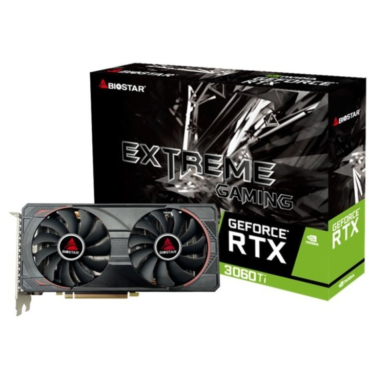 BIOSTAR GeForce RTX 3060 Ti 8GB Scheda grafica (N3606TM82)