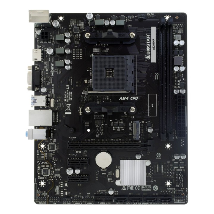 Biostar A520MHP scheda madre AMD A520 Socket AM4 micro ATX