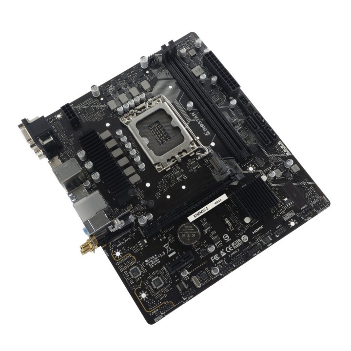 Biostar B760MX2-E D4 scheda madre Intel B760 LGA 1700 micro ATX