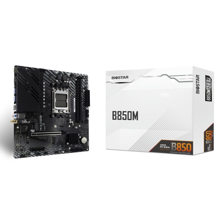 Biostar B850MT2-E DJ scheda madre AMD B850 Socket AM5 micro ATX