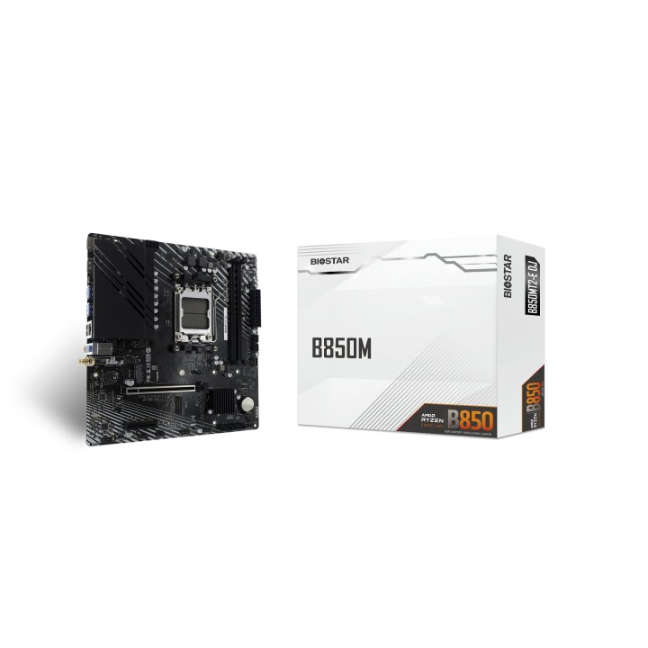 Biostar B850MT2-E DJ scheda madre AMD B850 Socket AM5 micro ATX