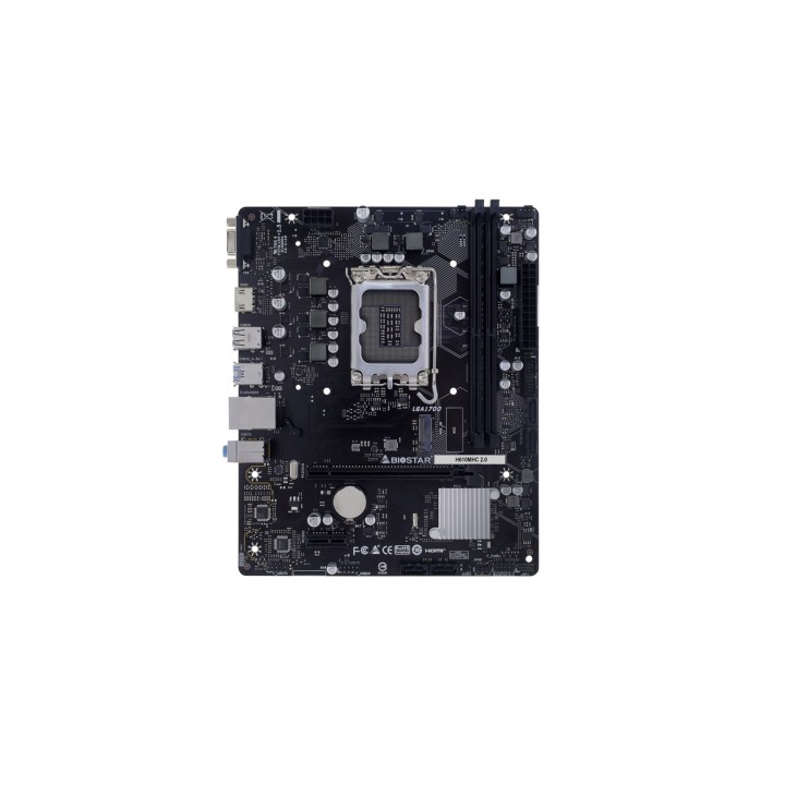Biostar H610MHC 2.0 scheda madre Intel H610 LGA 1700 micro ATX