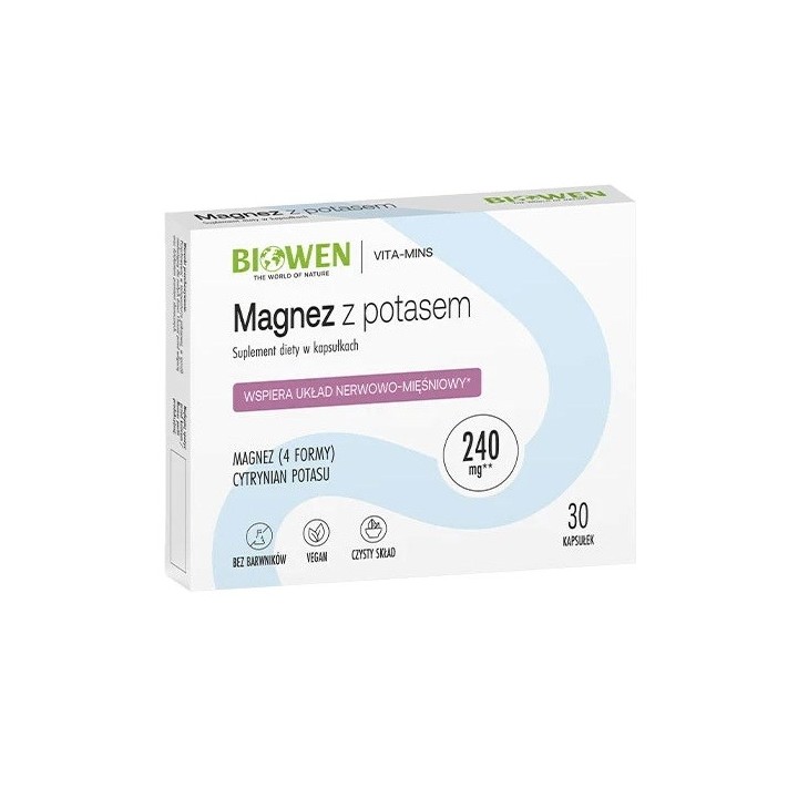 BIOWEN Magnesio con potassio – integratore alimentare