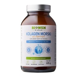 BIOWEN Collagene marino 3x Peptides – integratore alimentare per l'uomo – 225g