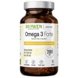 BIOWEN Omega 3 Forte 1000 mg EPA 500 mg DHA – integratore alimentare per l'uomo – 90 capsule