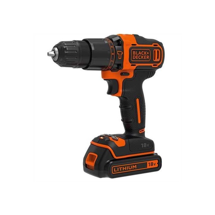 Black & Decker BDCHD18-QW trapano nero arancione 1400 RPM