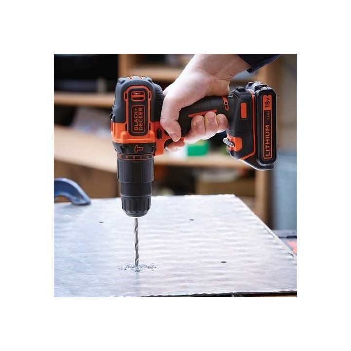 Black & Decker BDCHD18-QW trapano nero arancione 1400 RPM