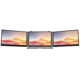 Blackview DCM6 Pro - 14 estensore schermo portatile per laptop con supporto dual-monitor e porte 2 USB-C