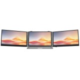 Blackview DCM6 Pro - 14 estensore schermo portatile per laptop con supporto dual-monitor e porte 2 USB-C