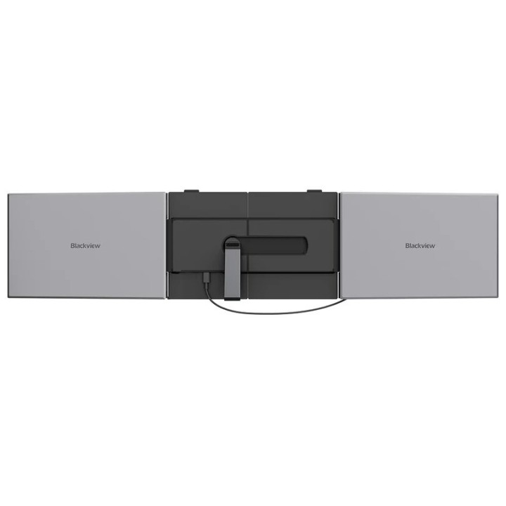 Blackview DCM6 Pro - 14 estensore schermo portatile per laptop con supporto dual-monitor e porte 2 USB-C