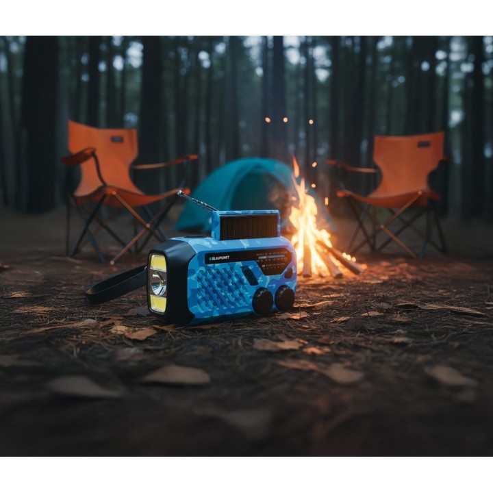 Radio sveglia BLAUPUNKT ER10BC mimetico blu