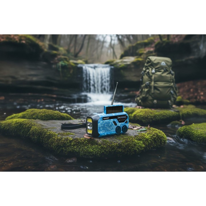 Radio sveglia BLAUPUNKT ER10BC mimetico blu