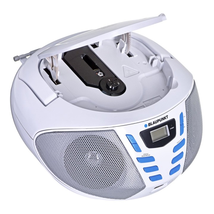 Blaupunkt BB7-WH Sistema stereo portatile digitale 2.4 W FM grigio MP3 riproduzione