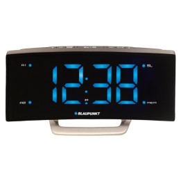 Blaupunkt CR7BK radio orologio analogico e digitale acciaio inossidabile