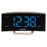 Blaupunkt CR7BK radio orologio analogico e digitale acciaio inossidabile