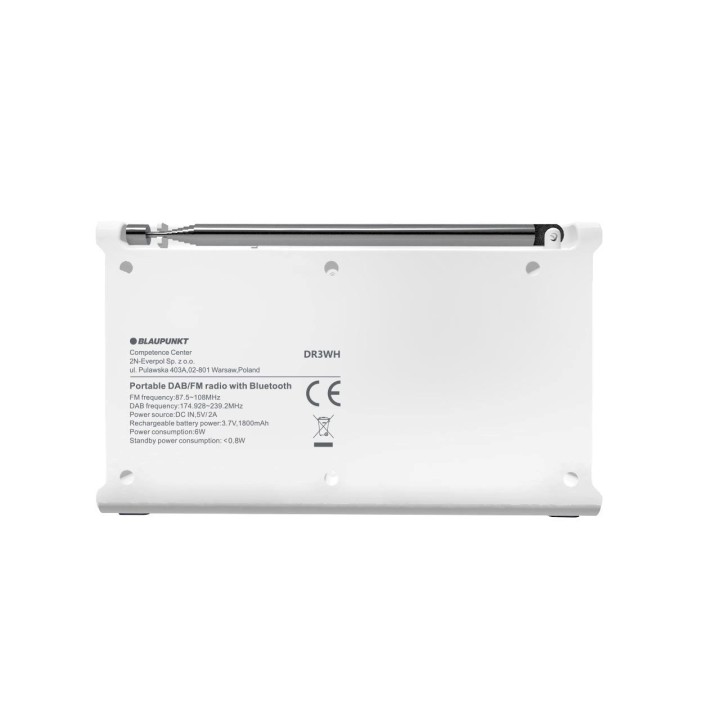 Blaupunkt DR3WH Radio portatile bianca