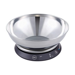 Blaupunkt Bilancia da cucina con ciotola in acciaio FKS602