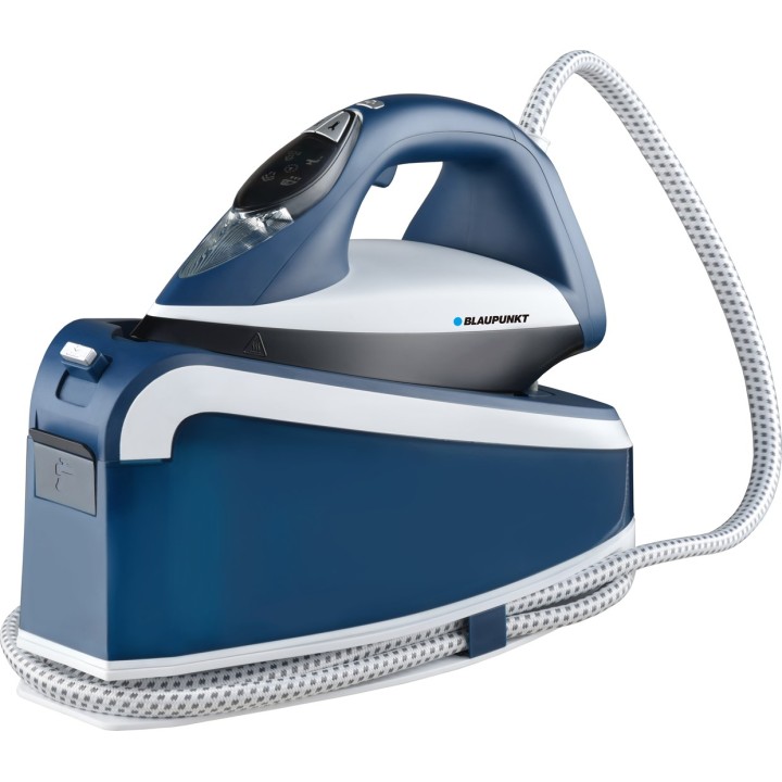 Blaupunkt SSP701 Stazione da stiro a vapore 3200 W 1.5 L Piastra in ceramica Nero Blu Bianco