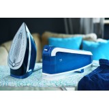 Blaupunkt SSP701 Stazione da stiro a vapore 3200 W 1.5 L Piastra in ceramica Nero Blu Bianco