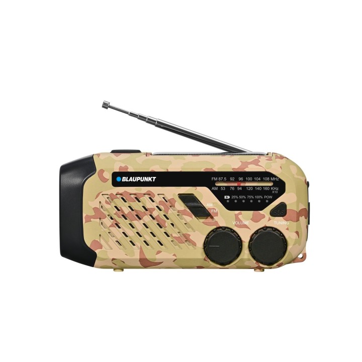Radio sveglia di emergenza BLAUPUNKT ER10DC mimetico deserto