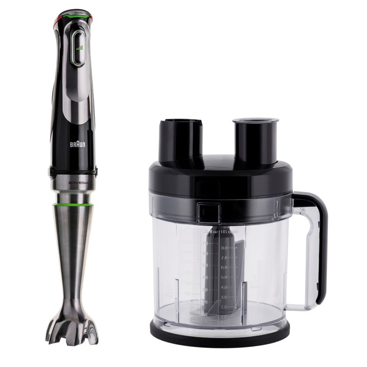 Braun MultiQuick 9 MQ 9195XLI 2 L Frullatore a immersione 1200 W nero acciaio inossidabile