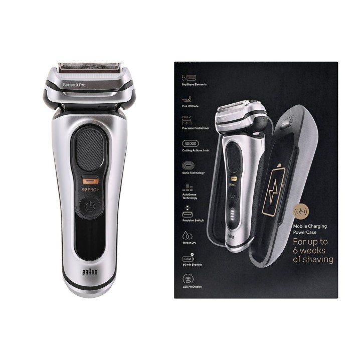 Braun Rasoio Series 9 Pro 9577cc Foil Argento