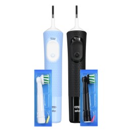 Oral-B Vitality Pro Duo Adult Spazzolino rotante-oscillante Nero Blu Bianco