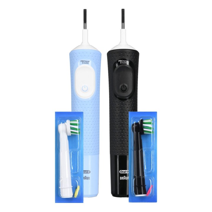Oral-B Vitality Pro Duo Adult Spazzolino rotante-oscillante Nero Blu Bianco