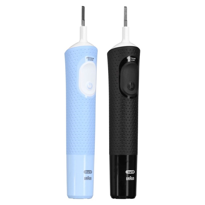 Oral-B Vitality Pro Duo Adult Spazzolino rotante-oscillante Nero Blu Bianco