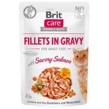 BRIT Care Filetti in salsa salmone filetti in salsa - cibo umido per gatti - 85 g