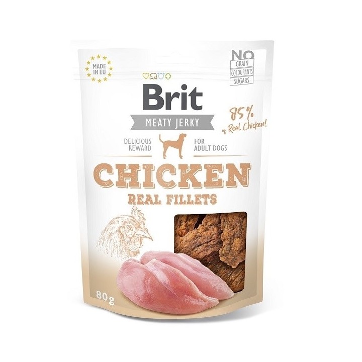 BRIT Jerky Snack pollo - snack per cani - 80g