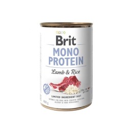 BRIT MONO PROTEIN Cibo umido per cani agnello con riso 400 g