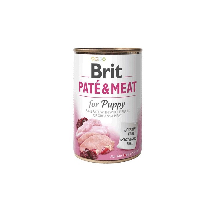 BRIT Paté & Carne cucciolo pollo - cibo umido per cani - 400g