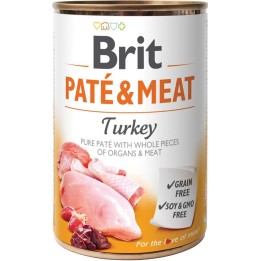 BRIT Paté & Carne con tacchino - cibo umido per cani - 400g