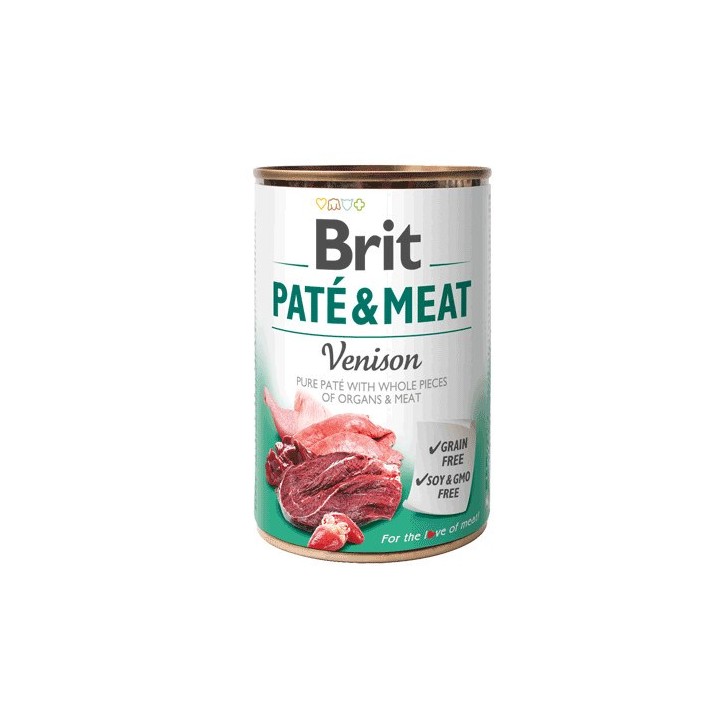 BRIT Paté & Carne con selvaggina - cibo umido per cani - lattina - 400 g