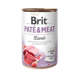 BRIT Paté & Carne con agnello - cibo umido per cani - 400g