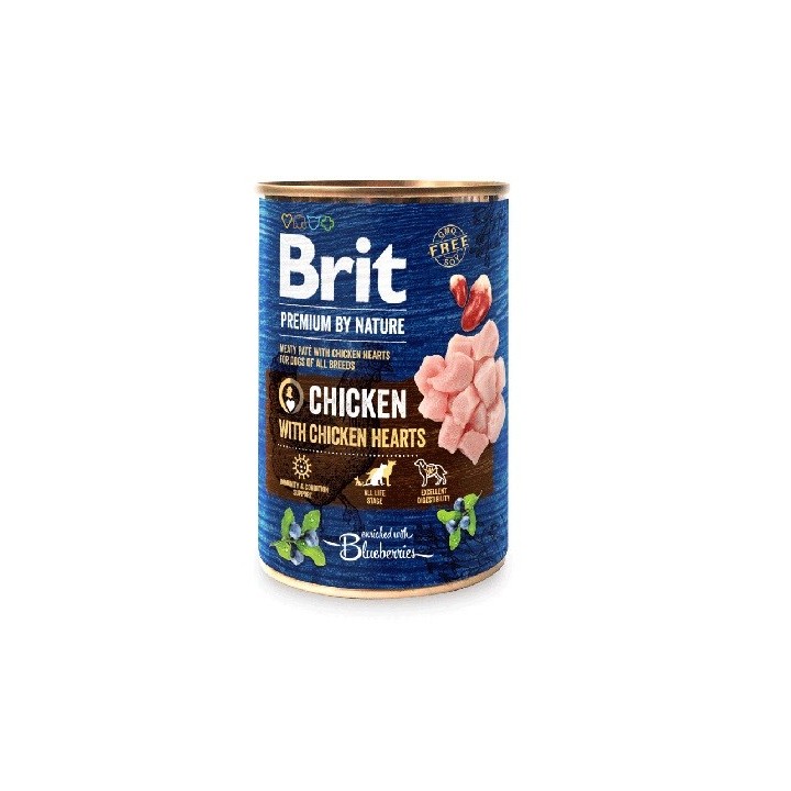 BRIT Premium By Nature Pollo e cuori - cibo umido per cani - 400 g