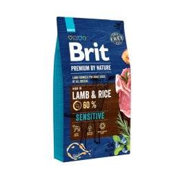 BRIT Premium by Nature Adult Sensitive Agnello e Riso - cibo secco per cani - 8 kg