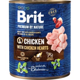BRIT Premium by Nature Pollo con cuori - cibo umido per cani - 800 g