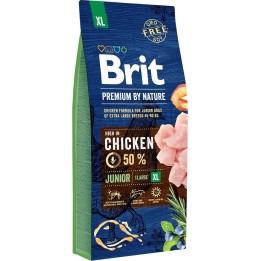 BRIT Premium by Nature Junior XL Pollo - cibo secco per cani - 15 kg