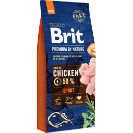BRIT Premium by Nature Sport pollo - cibo secco per cani - 15 kg
