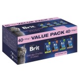 BRIT Premium by Nature Value pack Confezione Sterilizzata - cibo umido gatti - 40x100g