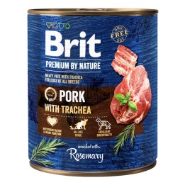 BRIT Premium by nature Maiale con trachea - cibo umido per cani - 800g