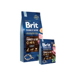 Brit Premium by Nature Light - cibo secco per cani - Mela Pollo Mais Tacchino 15 kg