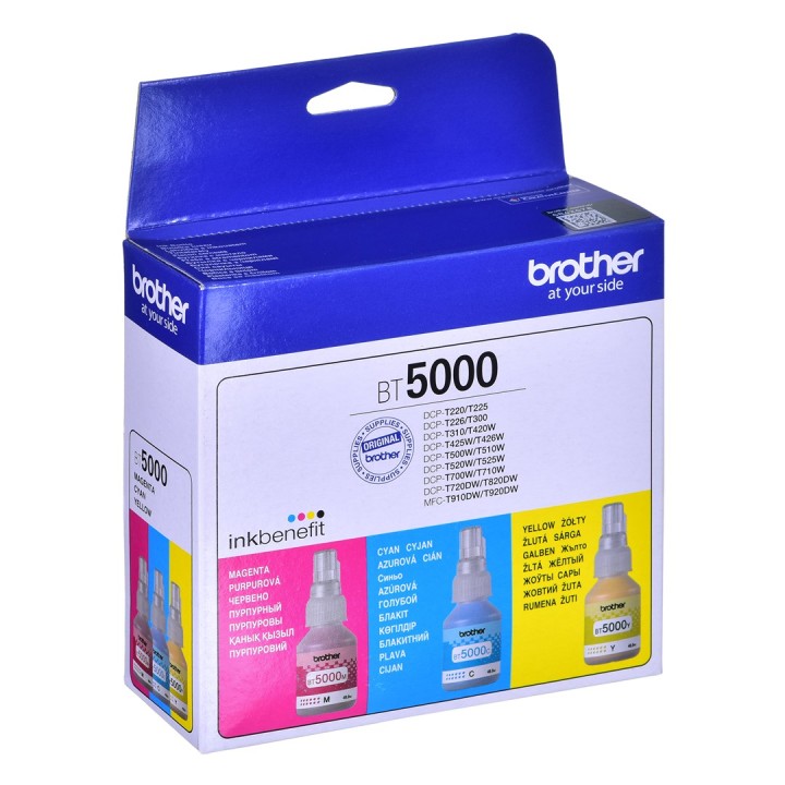 Brother BT5000CLVAL cartuccia inchiostro 3 pezzi compatibile ciano magenta giallo