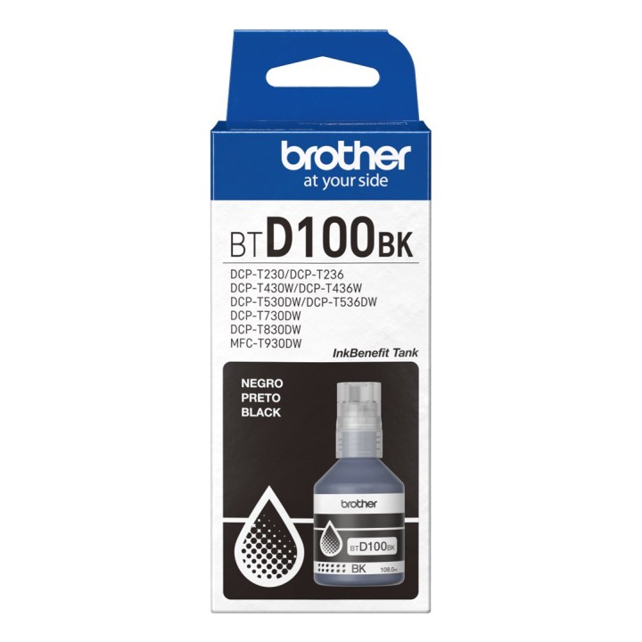 Brother BTD100BK ricarica inchiostro stampante originale