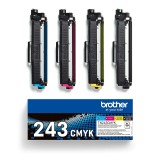 Brother TN-243CMYK cartuccia toner 1 pezzo originale nero ciano magenta giallo