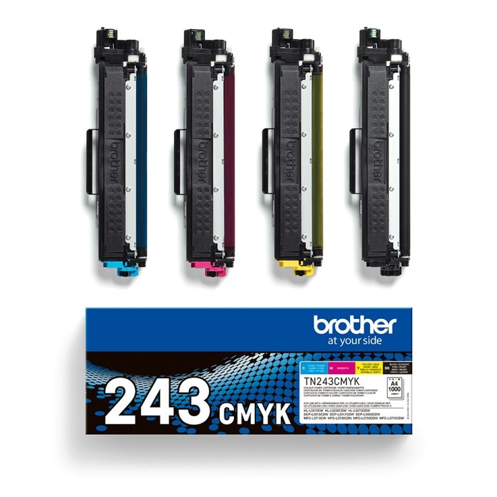 Brother TN-243CMYK cartuccia toner 1 pezzo originale nero ciano magenta giallo