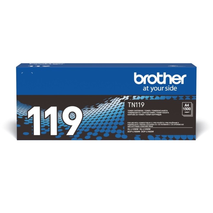 Brother TN119-TN-119 cartuccia toner 1 pezzo originale nero